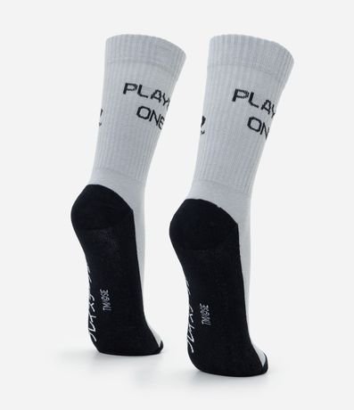 Media Caña Larga en Algodón Estampado Playstation Player One 3