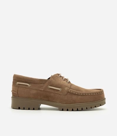Zapato Dockside Track en Cuero Gamuza
