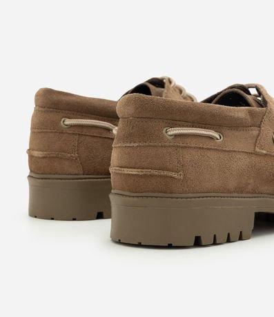 Zapato Dockside Track en Cuero Gamuza 3