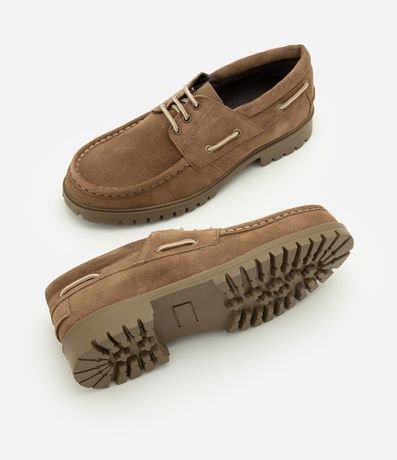 Zapato Dockside Track en Cuero Gamuza 4