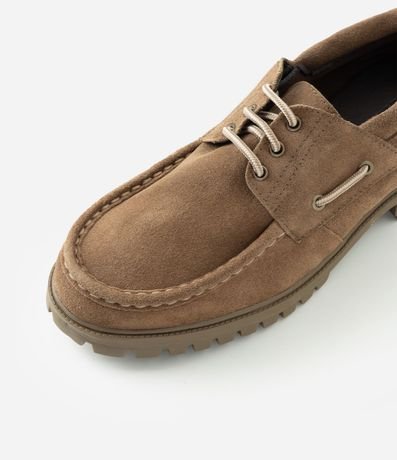 Zapato Dockside Track en Cuero Gamuza 5