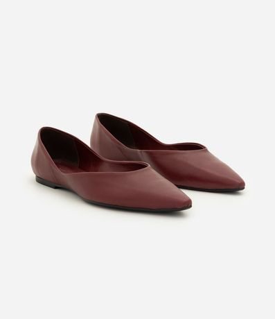 Zapatilla en Cuero con Punta Fina 2