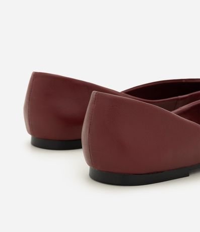 Zapatilla en Cuero con Punta Fina 4