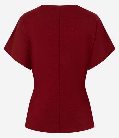 Blusa Peplum Estructurada con Pliegues Delanteros 6