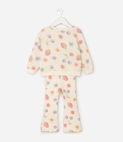 Conjunto Algodón Comfort con Pantalón Flare Infantil - Talle 1 a 6 años 3
