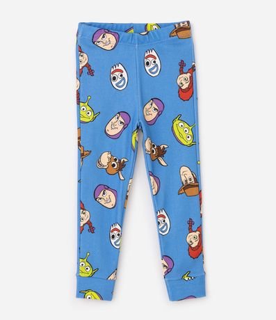 Pijama Infantil Largo en Rib Estampado Toy Story - Talle 2 a 8 años 4