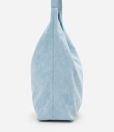 Cartera Hobo Grande en Gamuza con Asa Contrastante 2