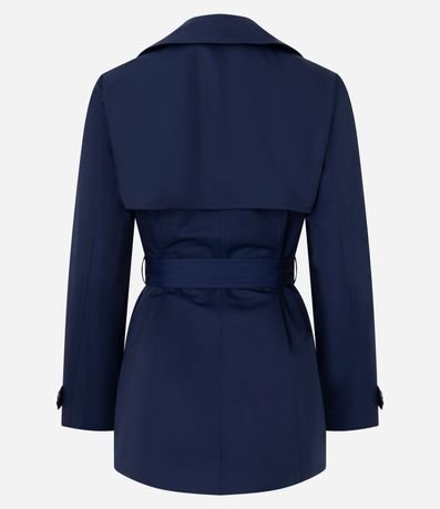 Buzo Trench Coat Alfaiatado con Detalles Acetinados 2