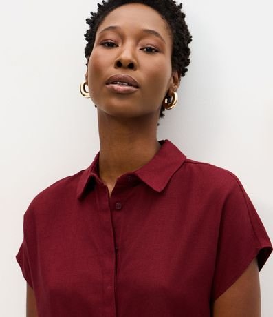Blusa en Viscolino con Cuello y Sin Sisa 3
