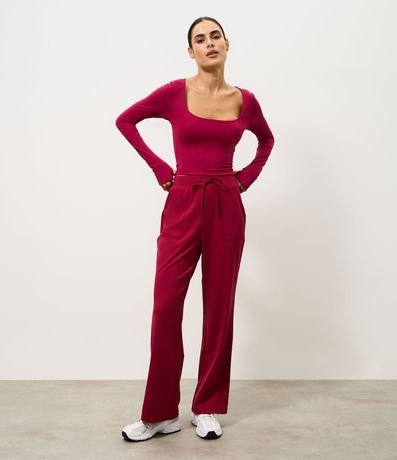 Blusa Cropped Deportiva en Microfibra con Abertura Para Polegar 2