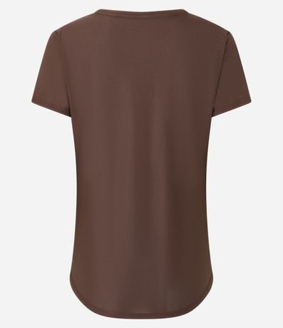 Remera Deportiva en Microfibra con Estampa de Ondas 7