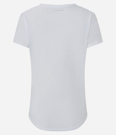 Remera Deportiva en Microfibra con Estampa de Ondas 7
