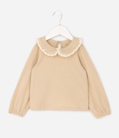 Blusa Relaxed Texturizada con Cuello Muñeca Infantil - Talle 1 a 6 años 2