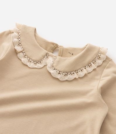 Blusa Relaxed Texturizada con Cuello Muñeca Infantil - Talle 1 a 6 años 5