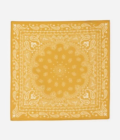 Pañuelo en Cotton con Estampa de Paisley 5