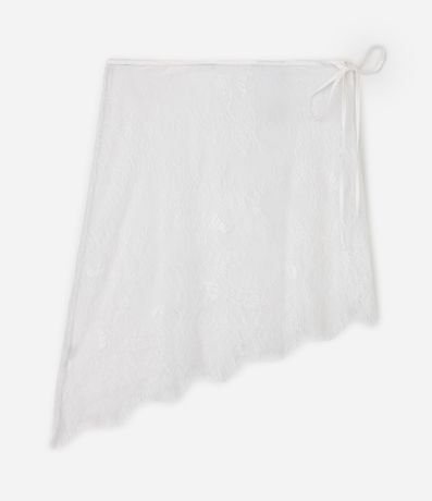 Pañuelo de Cintura en Encaje con Lazo
