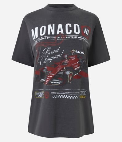 Remera Monaco Estampa de Carro Automobilismo 5