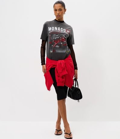 Remera Monaco Estampa de Carro Automobilismo 2