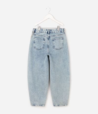 Pantalón Infantil Balloon en Jeans Marmorizado con Cadena - Talle 5 a 16 años 2