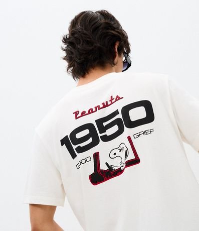 Remera Masculina Snoopy Peanuts Algodón comfort 3
