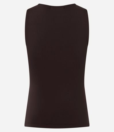Blusa en Poliamida con Cuello Redondo 2