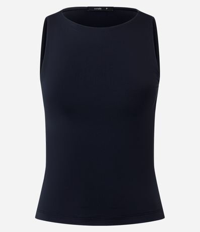 Blusa en Poliamida con Cuello Redondo 2