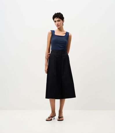 Blusa en Poliamida con Escote Cuadrado 2