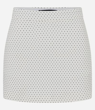 Mini Short Pollera en Bengalina con Estampa de Lunares 5