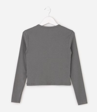 Blusa Infantil Slim con Lettering Huntrix y Aplicación de Strass – Talle 5 a 16 años 4
