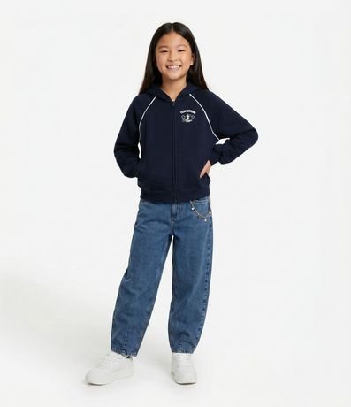 Campera Comfort en Algodón con Capucha Kuromi Infantil - Talle 5 a 16 años