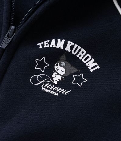 Campera Comfort en Algodón con Capucha Kuromi Infantil - Talle 5 a 16 años 5