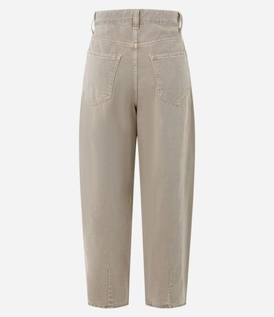 Pantalón Carrot en Sarga con Cintura Alta 2