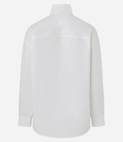 Camisa en Tricolina con Cuello Alto 6