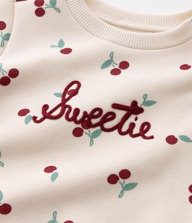 Conjunto Comfort Flare Infantil con Estampa de Cereza – Talle 1 a 6 años 5