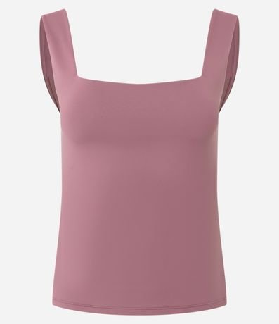 Blusa en Poliamida con Escote Cuadrado 5
