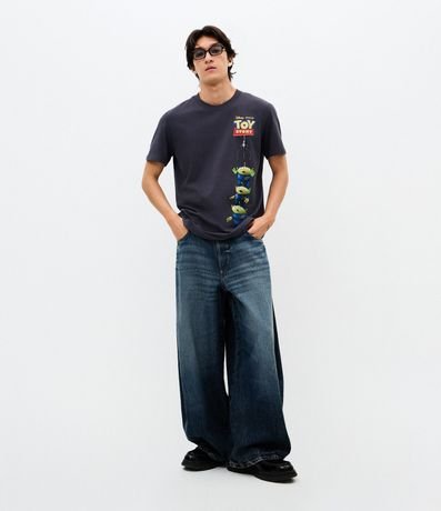 Remera Comfort en Algodón con Estampado Toy Story Alien 2