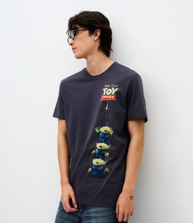 Remera Comfort en Algodón con Estampado Toy Story Alien 4