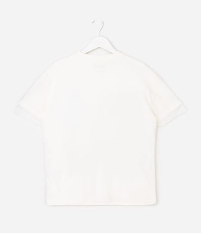 Remera Infantil con Superposición de Tule - Talle 5 A 16 años 2