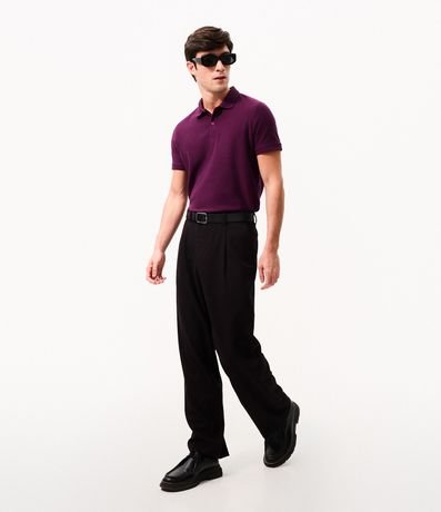 Camisa Polo Regular en Algodón Texturizada 2