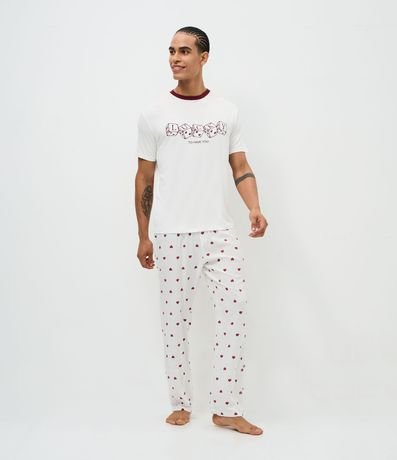 Pijama Largo Namorados Lucky to Have You 2