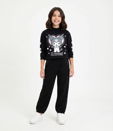 Pantalón Parachute Infantil en Algodón con Tachuelas – Talle 5 a 16 años