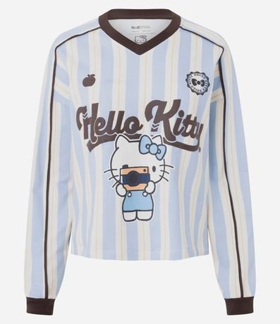 Blusa en Algodón Hello Kitty Rayada 5