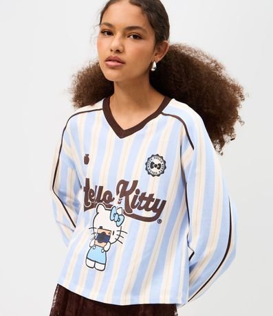 Blusa en Algodón Hello Kitty Rayada 3