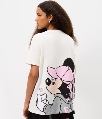 Remera Oversized en Algodón con Minnie Estampada 4