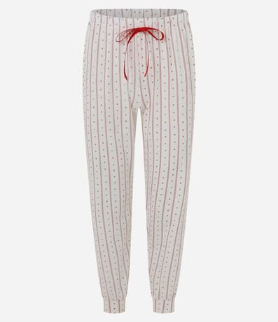 Pijama Largo en Algodón con Estampa de Corazones Mafalda 3