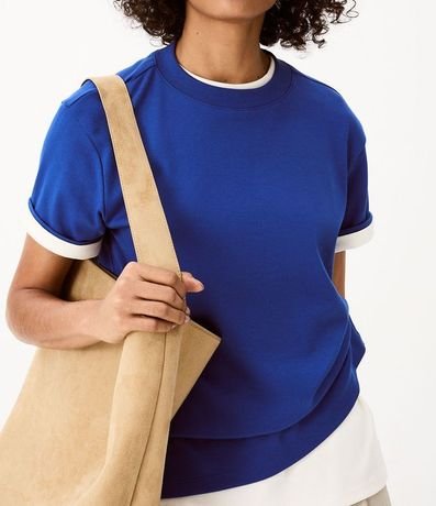 Remera T-Shirt en Suedine Básica 2