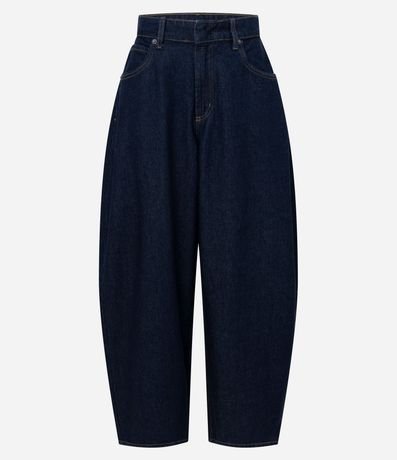 Pantalón Barrel en Jeans con Cintura Alta 5