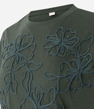 Blusa en Algodón con Bordado de Flor 6