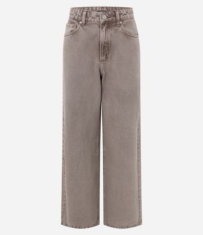 Pantalón Recto Loose en Sarga con Bolsillos 5
