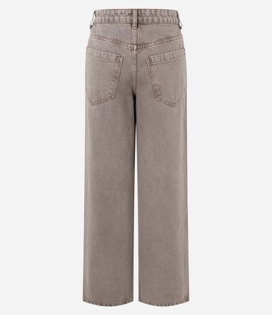 Pantalón Recto Loose en Sarga con Bolsillos 6